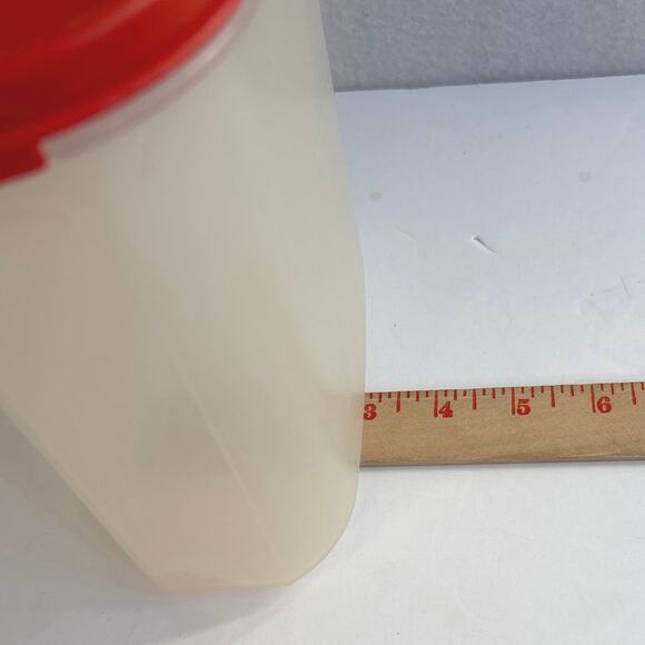 Vintage Tupperware Modular Mates #3 Oval 7.25 Cup Containers Poppy USA - Picture 9 of 10